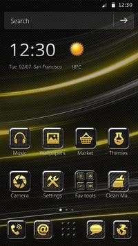 High Tech Glossy Black Theme screenshot 2