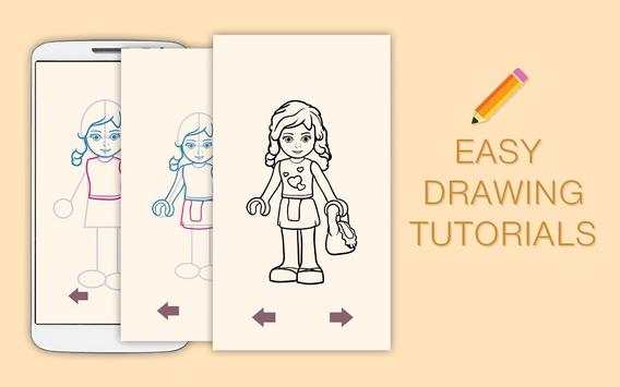 Draw Drawings Best Friends Characters Lego screenshot 3