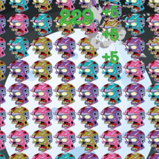 Zombie Crush 3-zombie heads match game screenshot 1