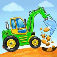 Truck games for kids - builder logo