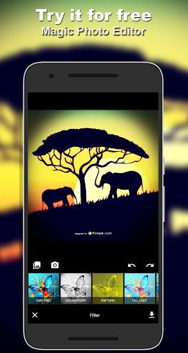 Magic Photo Editor: Add filter, Sticker, Text... screenshot 1
