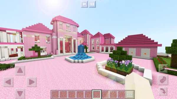 Pink House Minecraft Supermansion Girl Games Free screenshot 8