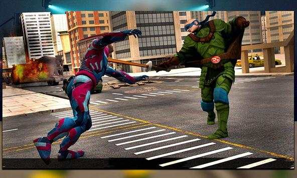 Ninja Hero vs Monster Car Transform Aliens Warship screenshot 7