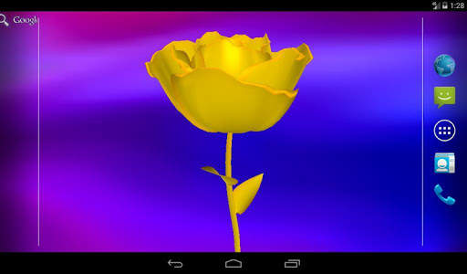 3D Rose Live Wallpaper 10 تصوير الشاشة