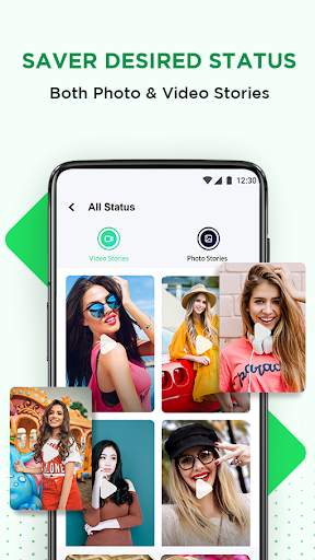 Status Saver - whatsapp status saver app chat lock 2 تصوير الشاشة