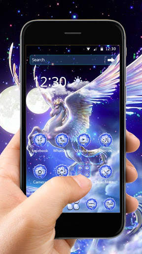 Dreamy Rainbow Unicorn 2D Theme screenshot 3