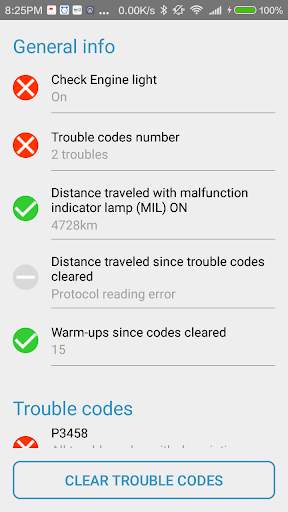 Obd Arny - ELM327 car scanner screenshot 3
