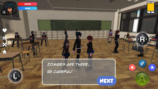 Dead School - Anime Zombie Survival Horror RPG screenshot 2