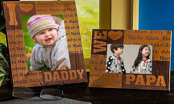 Wooden Dual Photo Frames HD 3 تصوير الشاشة