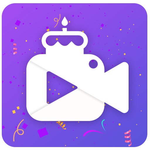 Birthday Video Maker with Song icon