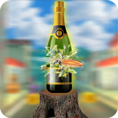 Real Bottle Shooting 2018 : crazy bottle shoot icon