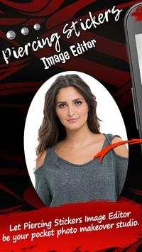 Piercing Stickers Image Editor screenshot 1
