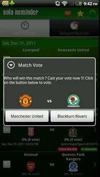 Bola Reminder - Malaysia screenshot 3