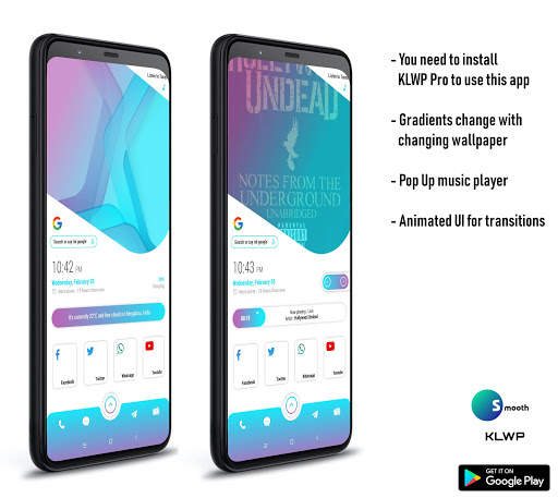 Smooth for KLWP screenshot 1