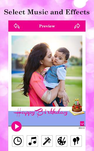 Happy Birthday Video With Slide Show Maker screenshot 2