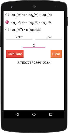 Logarithm & Anti-log Calculator (Decimal/Fraction) screenshot 6