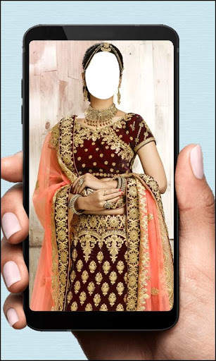 Party Wear Lehenga Choli Photo Frames screenshot 4