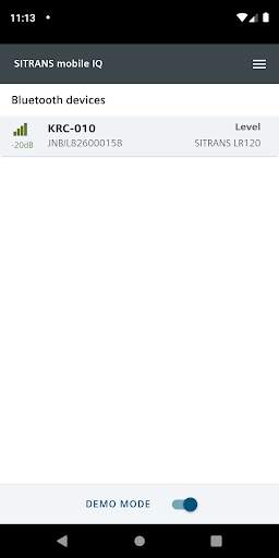 SITRANS mobile IQ screenshot 2