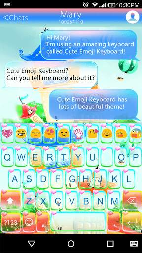 Magic Castle Emoji Keyboard screenshot 1