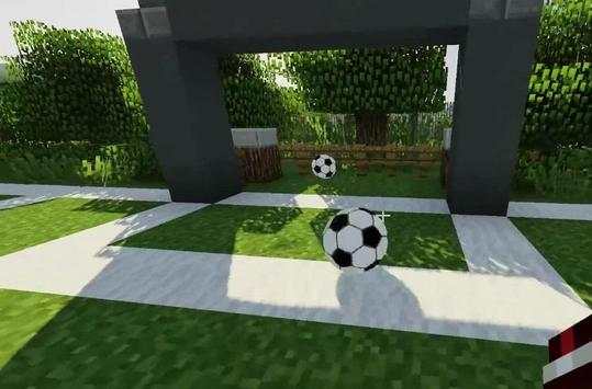 Soccer Mod  (Playing Football in Minecraft) screenshot 1