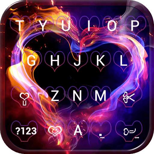 Smoke Heart Emoji Keyboard Wallpaper 1.0.4