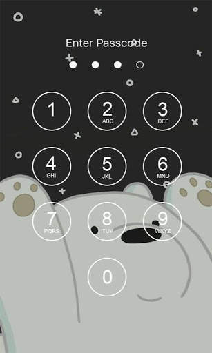 Cute Bear Lock Screen screenshot 3