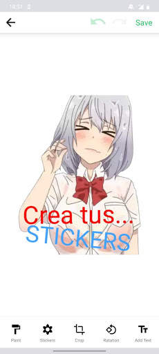Anime Stickers, create or find manga stickers screenshot 3
