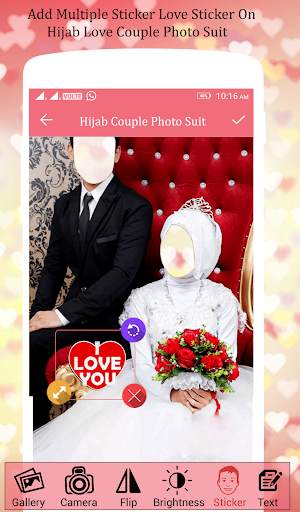 Hijab Couple Photo Suit screenshot 3