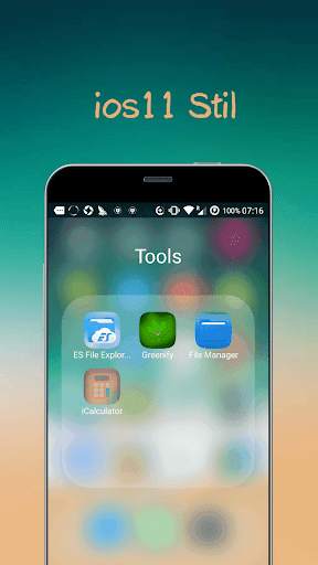 iLauncher X - iOS Thema  iPhone Launcher screenshot 2