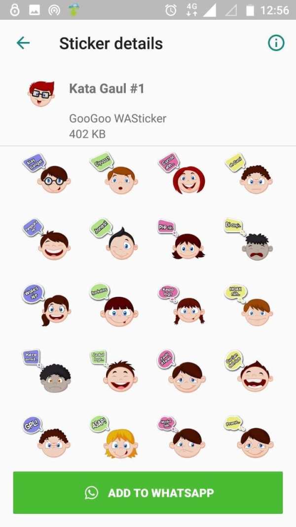 Cute Stickers for WhatsApp - GooGoo WAStickerApps screenshot 2
