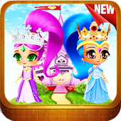 Princess shimmer and shine icon