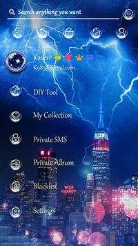 GO SMS LIGHTNING2 THEME 6 تصوير الشاشة