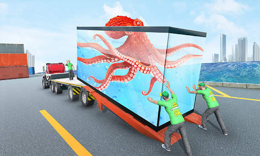 Water Animal Transporter Games screenshot 2