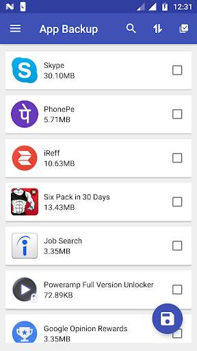Apk Backup screenshot 1