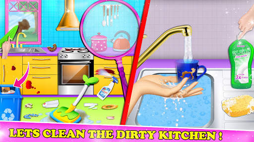Girl House Cleaning Home Clean screenshot 4