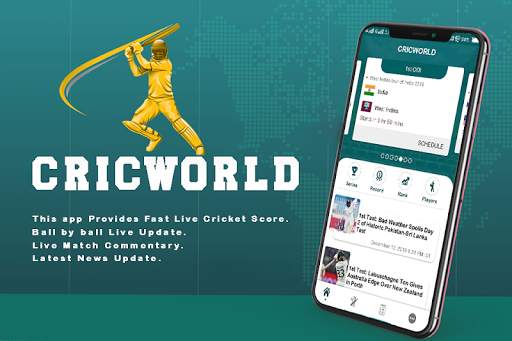Cricworld - Live Cricket Scores screenshot 1