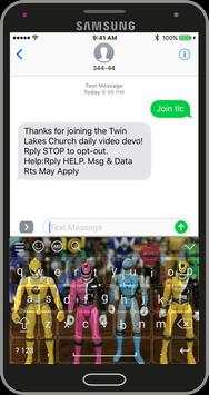 Keyboard for Rangers Emoji screenshot 2