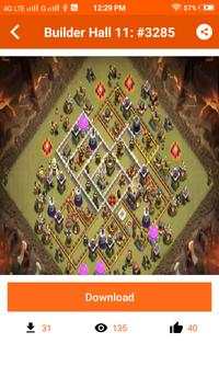 COC Maps - maps, xp calculator 2018 screenshot 4
