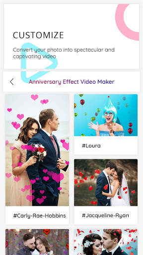 Anniversary Photo Effect Video Maker with Music screenshot 8