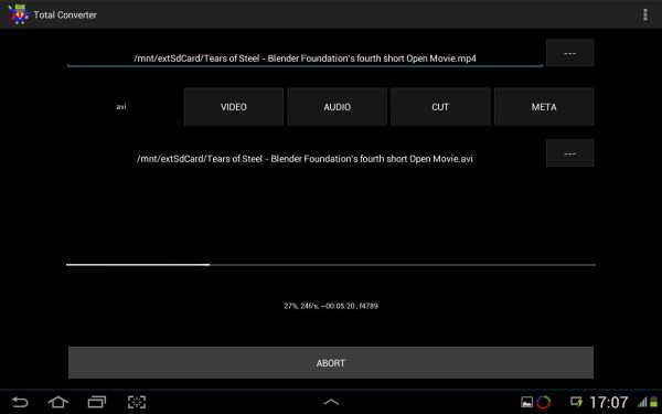 Video Converter ARMv7 Codec screenshot 7