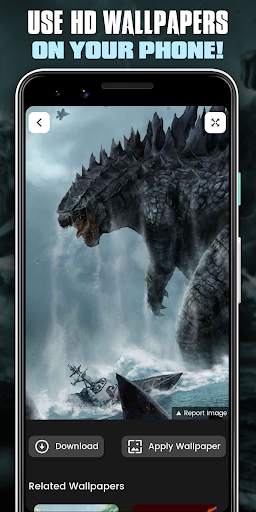 Godzilla VS Kong Wallpaper 2021 - King of Monsters screenshot 5