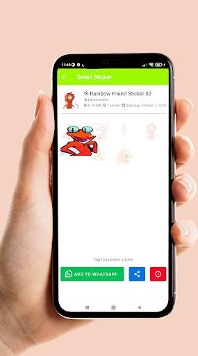 Rainbow Friend Sticker WA screenshot 3