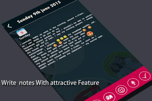 Amazing Secret Diary with Lock screenshot 2