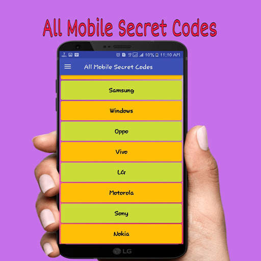 All Mobile Secret Codes(Android Secret Codes) screenshot 2