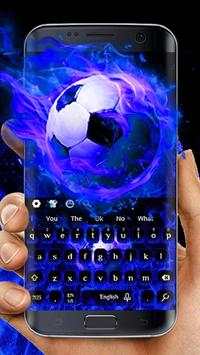 Blue Flame Football Keyboard screenshot 1