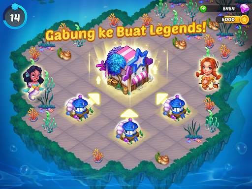 Merge Mermaids-magic puzzles screenshot 6