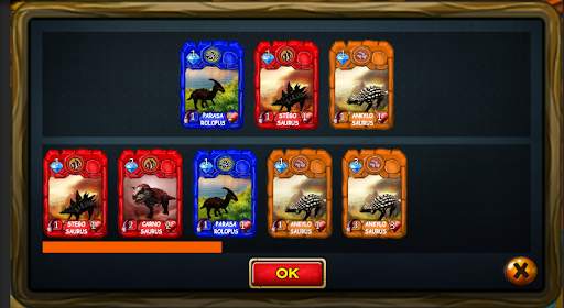 Dino King - Card Battle screenshot 2