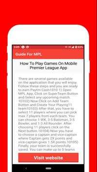 Mpl tips - Mpl cricket - Mpl ludo - MPL Rummy screenshot 4