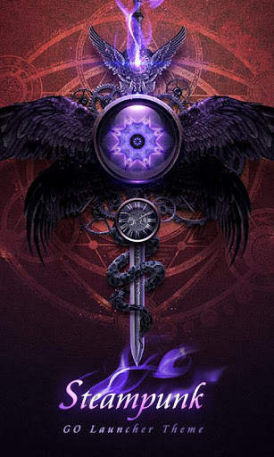 Steampunk GO Launcher Theme screenshot 1