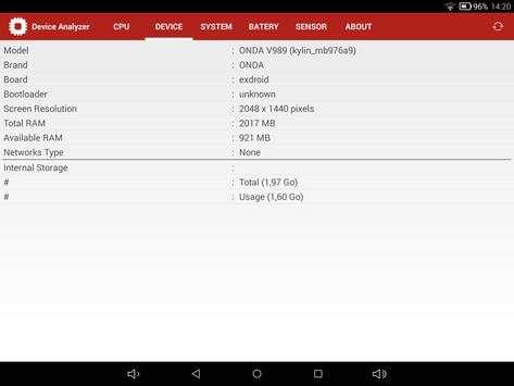 Device Analyzer screenshot 3